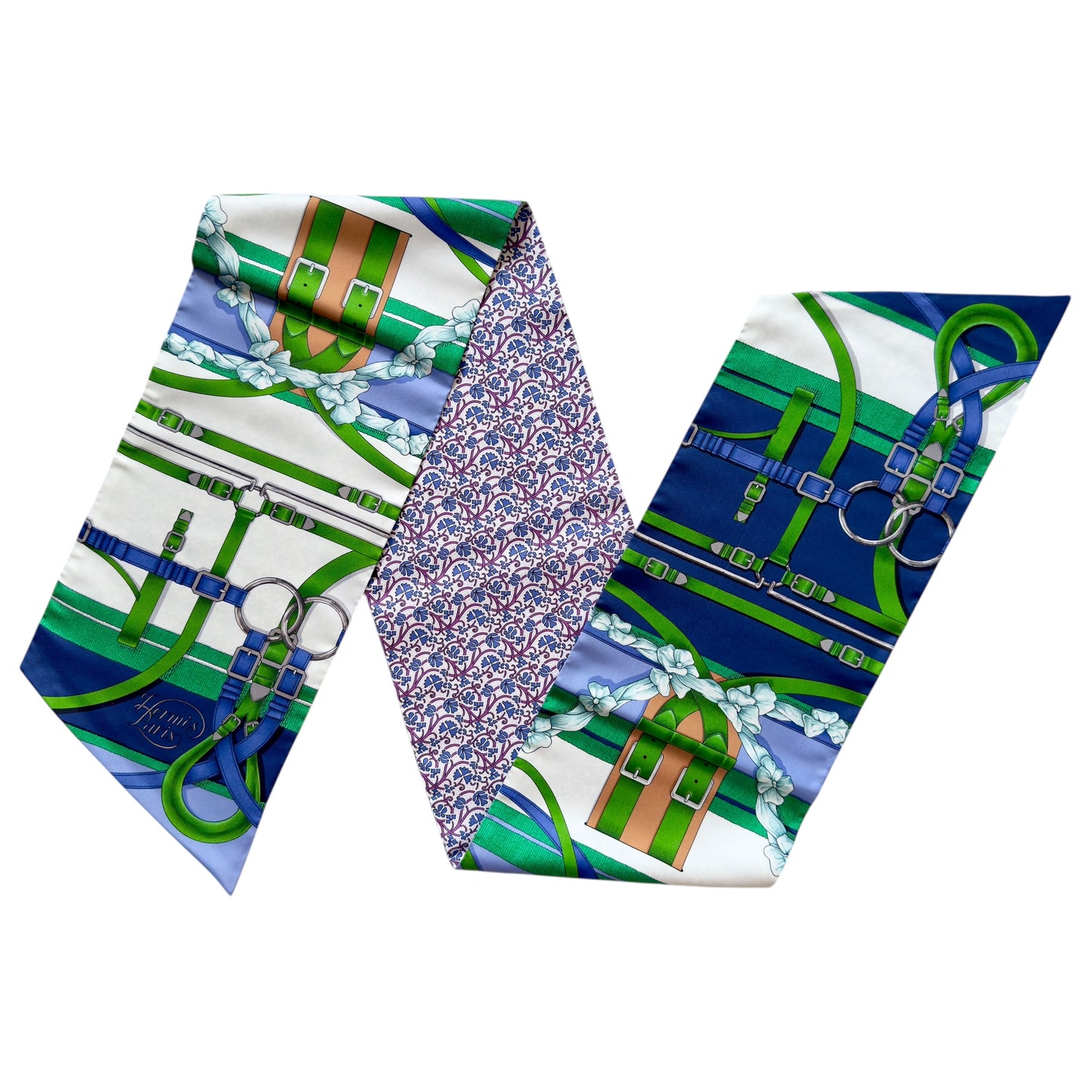 HERMES Maxi twilly cut 長絲巾