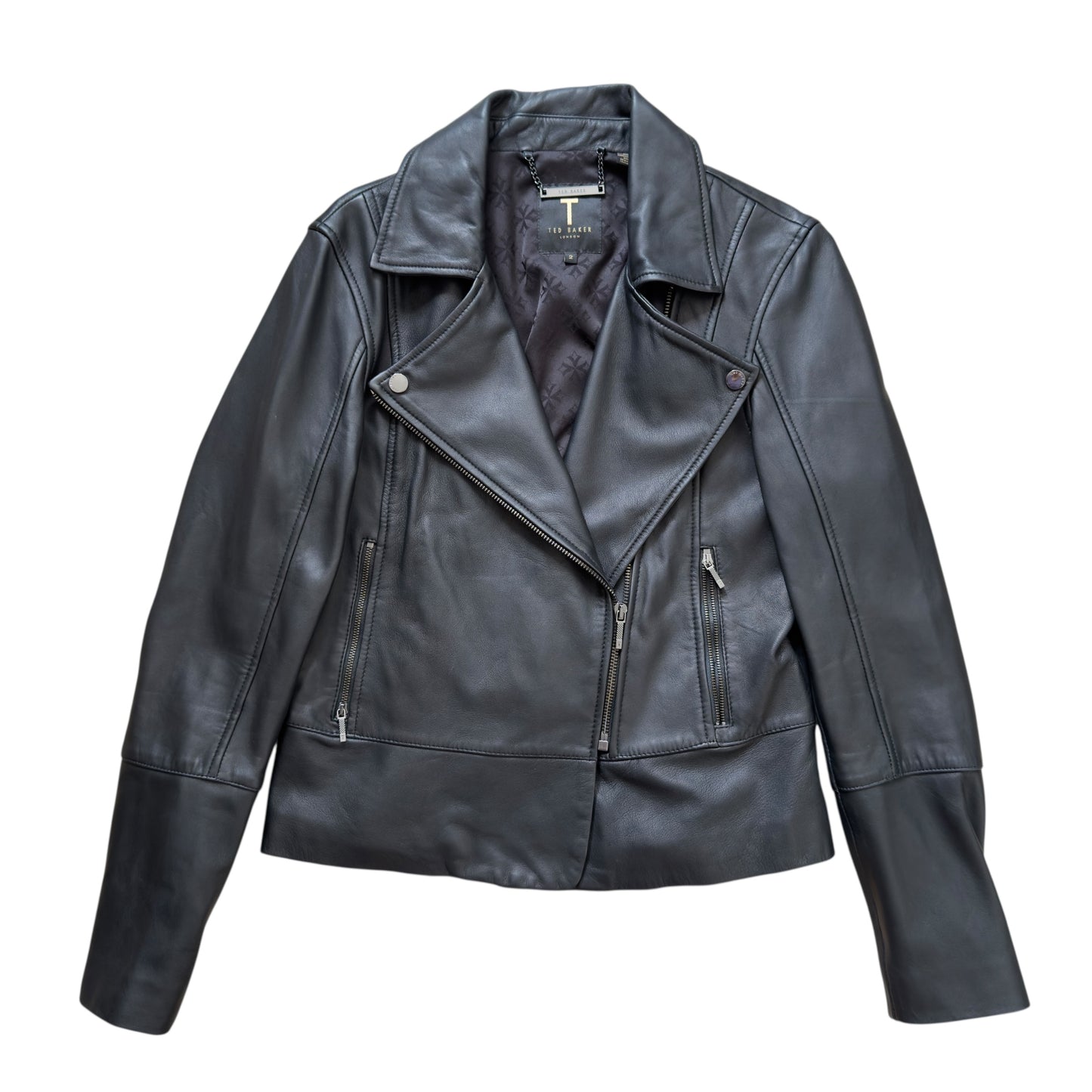 TED BAKER Biker 真皮褸