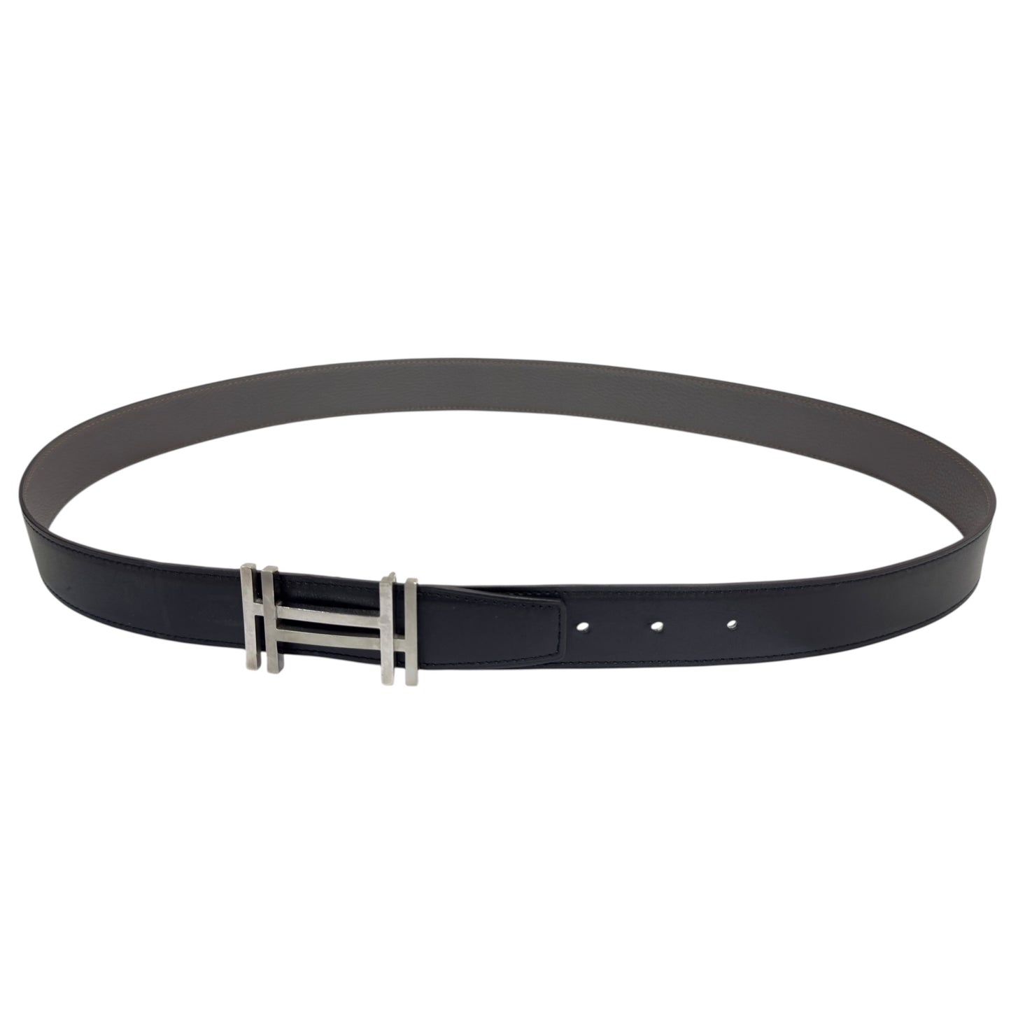 HERMES H au Carre 雙面 皮帶 32mm