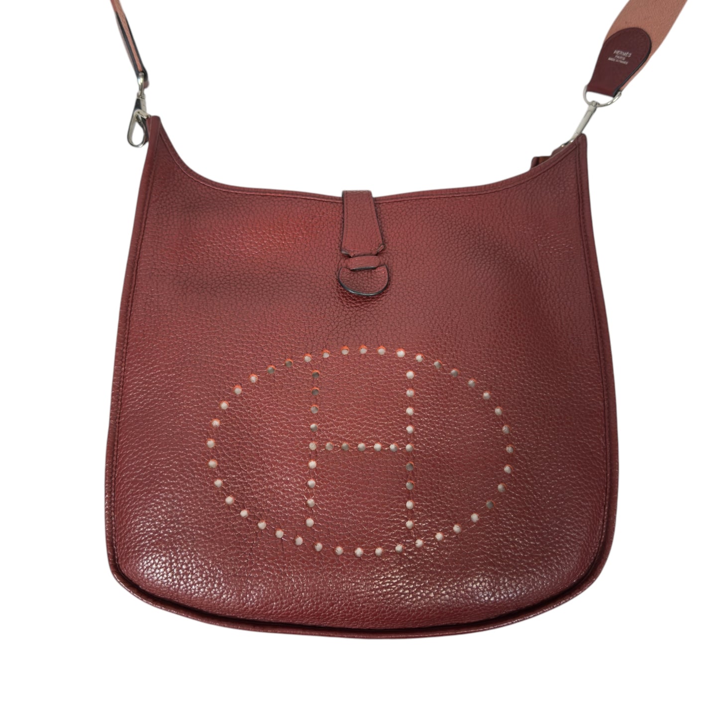 HERMES Evelyne 斜揹袋 框Q刻