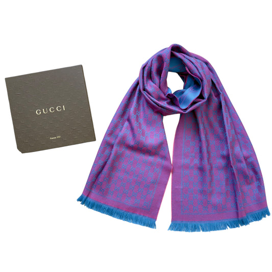 GUCCI GG 雙面 圍巾
