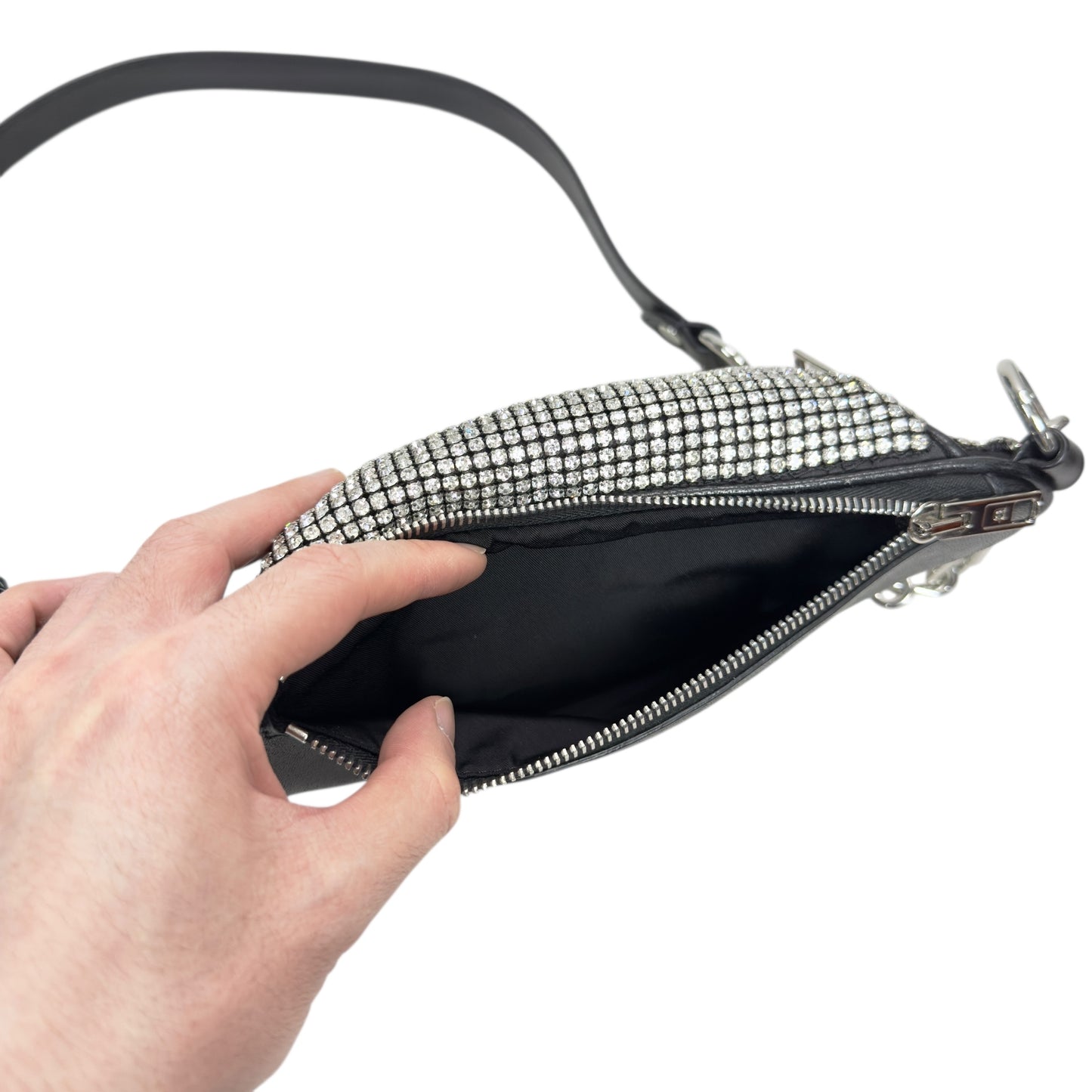 ALEXANDER WANG 滿鑽 腰包 心口包