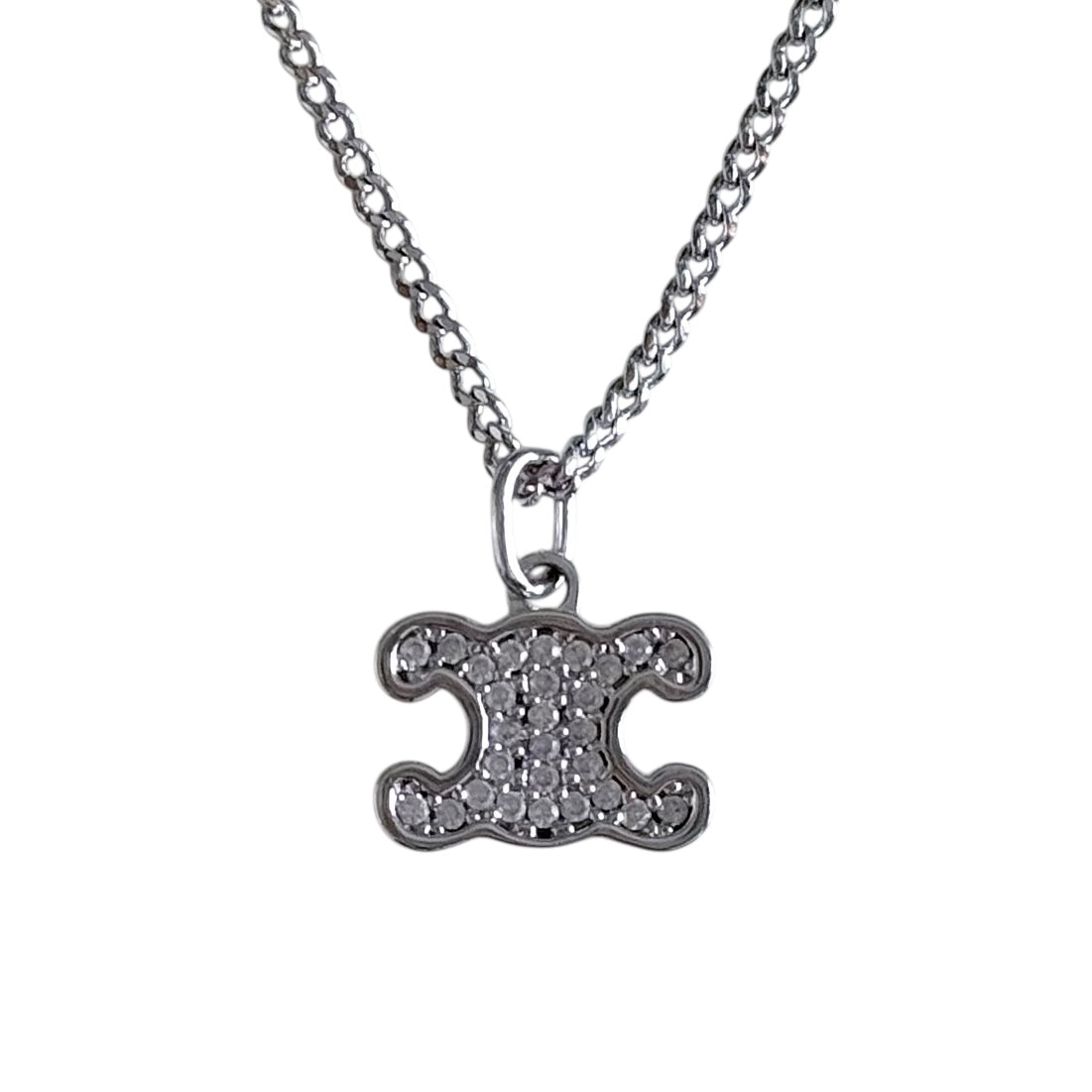 CELINE Triomphe 凱旋門 萊茵石 頸鏈