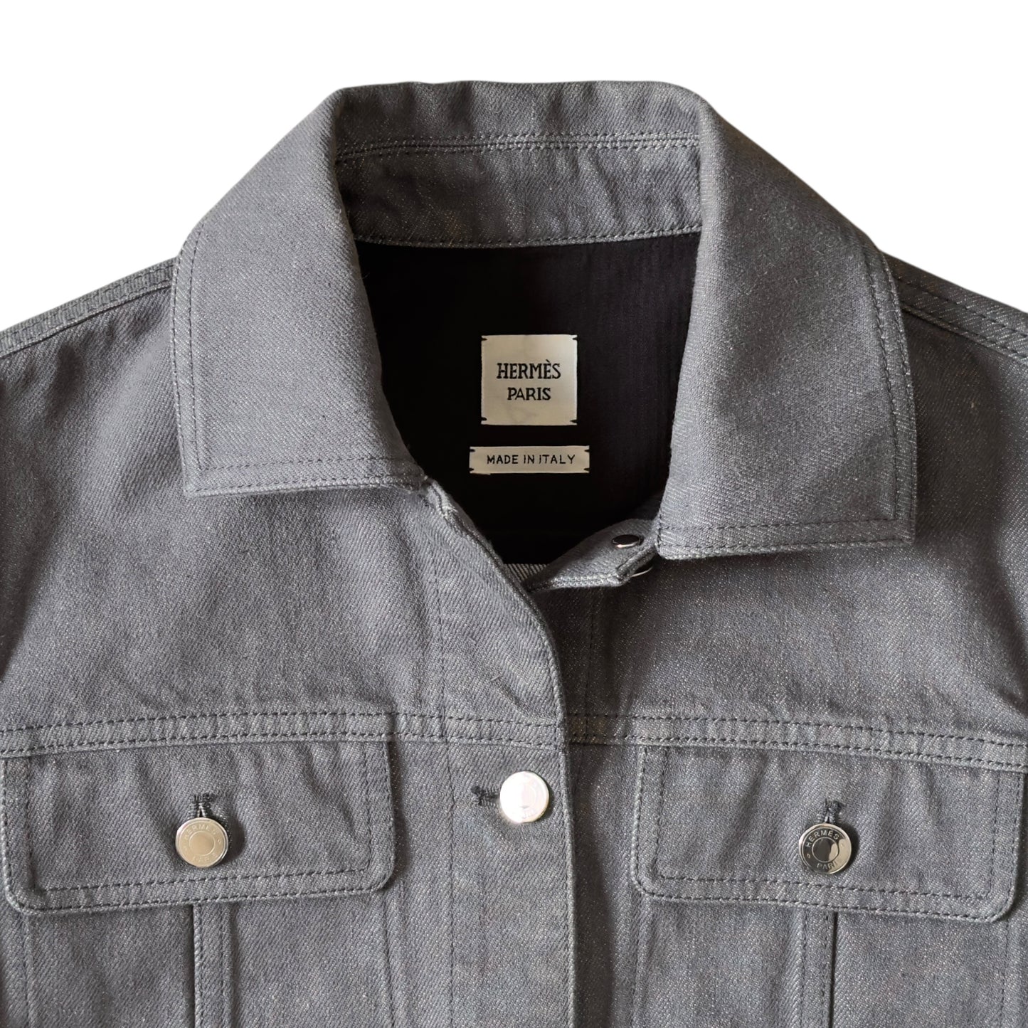 HERMES Clou De Selle 牛仔外套