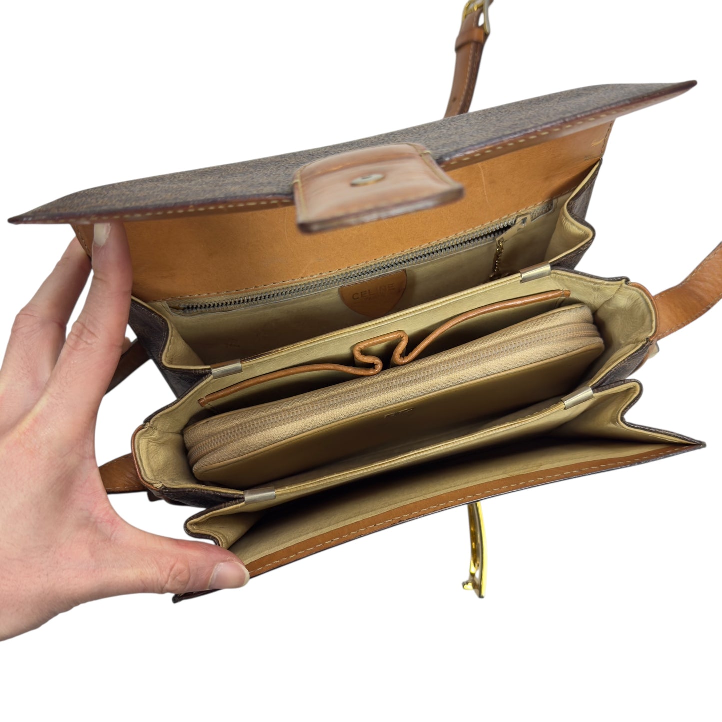 CELINE 中古 凱旋門 斜揹袋