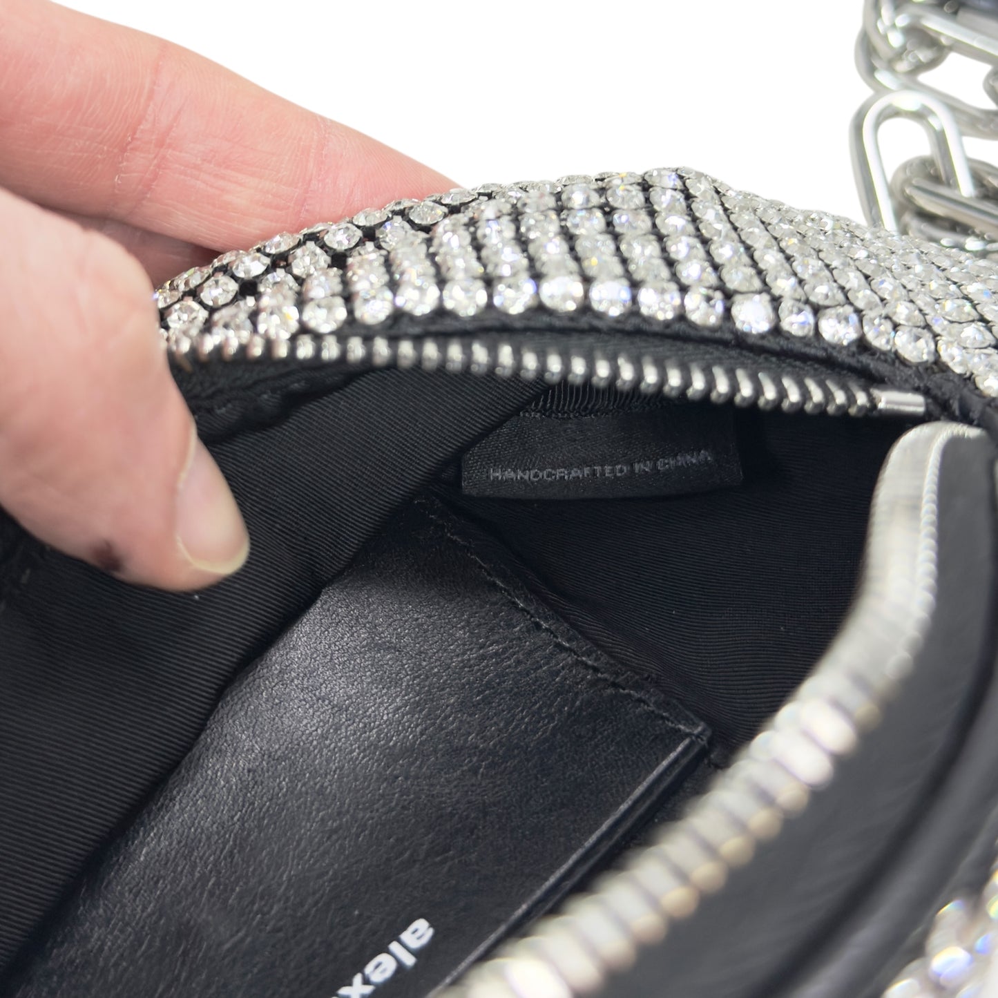 ALEXANDER WANG 滿鑽 腰包 心口包