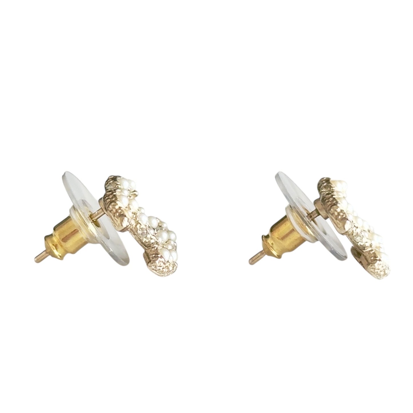 CHANEL CC 珠珠 耳環