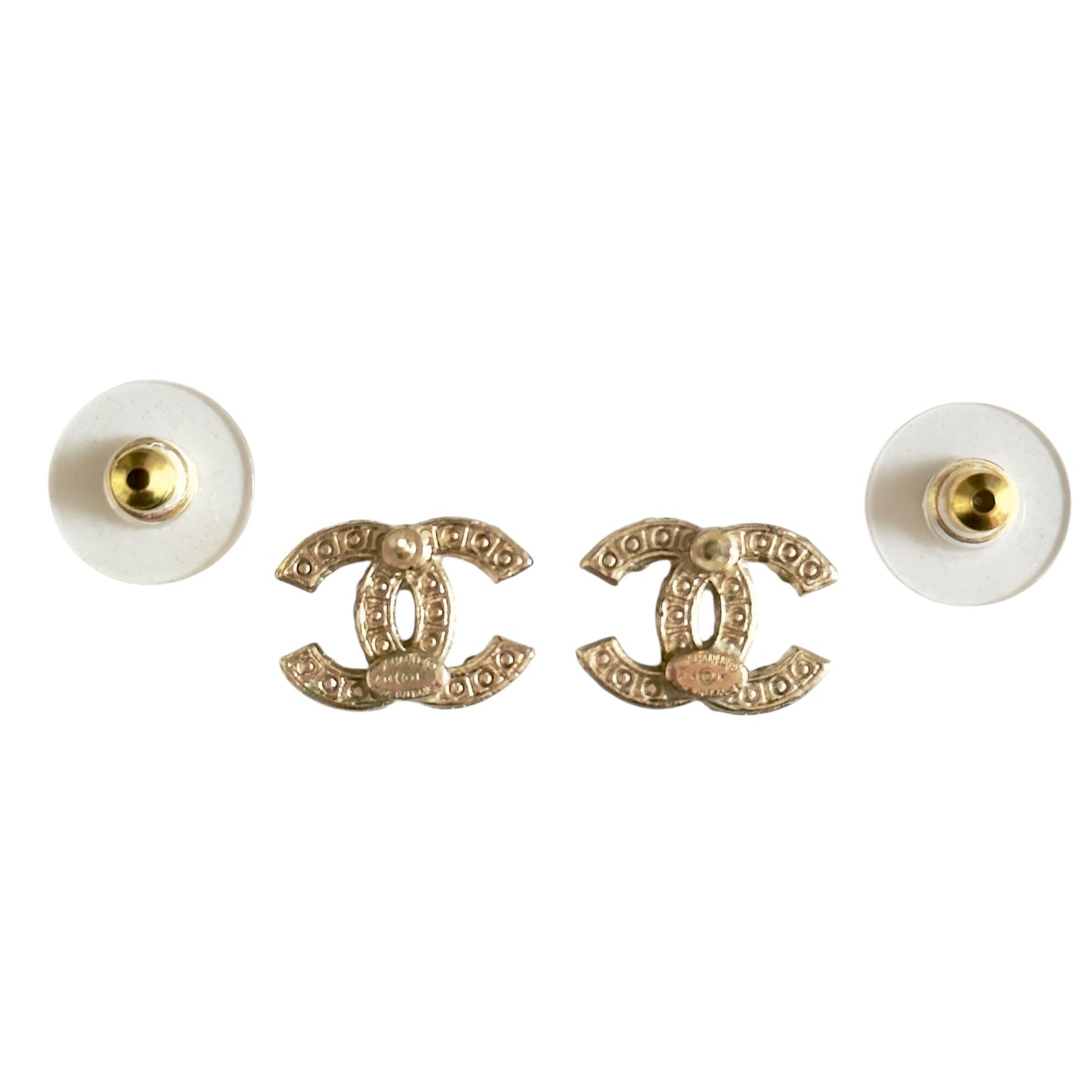 CHANEL CC 珠珠 耳環