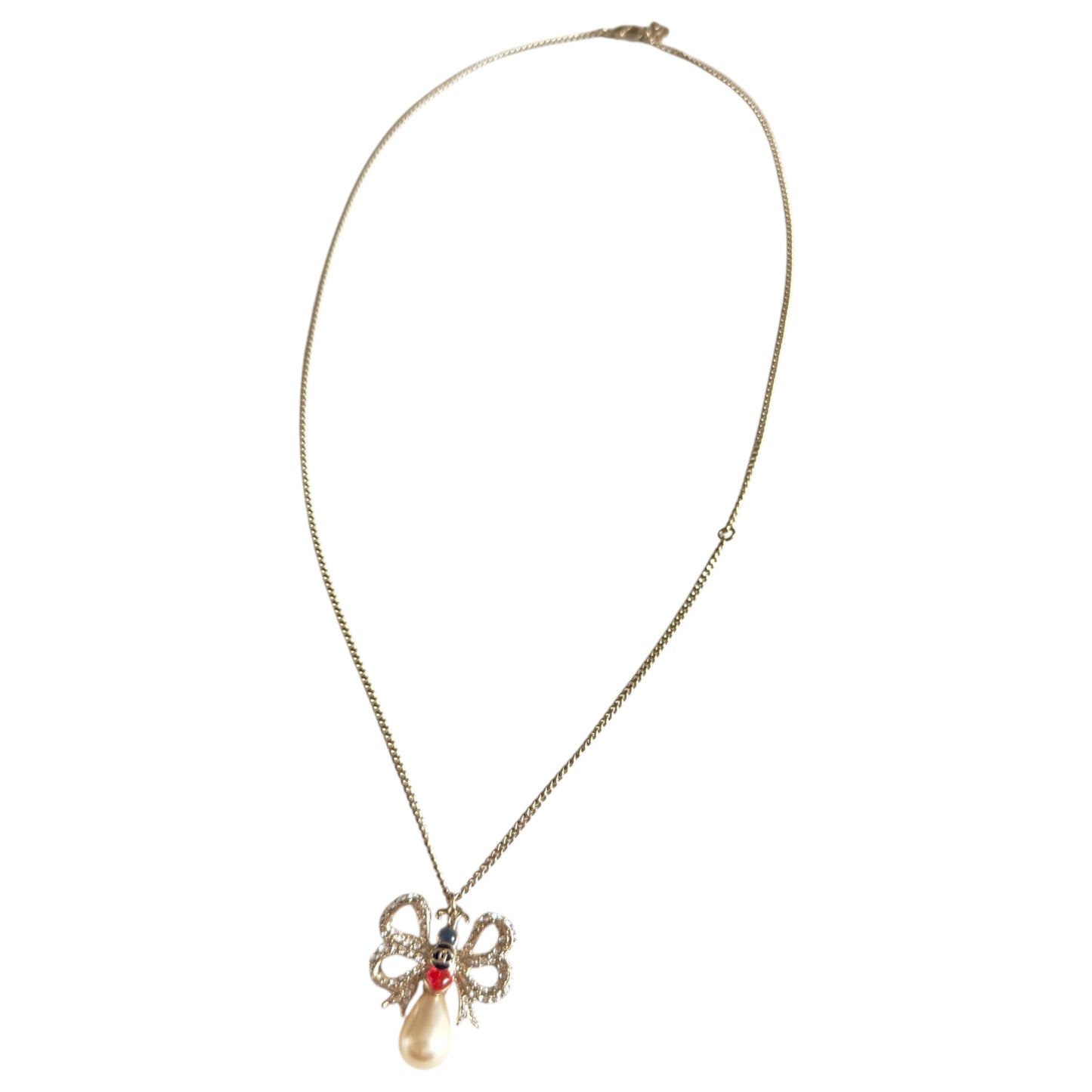 CHANEL CC 水鑽 珠珠 頸鏈