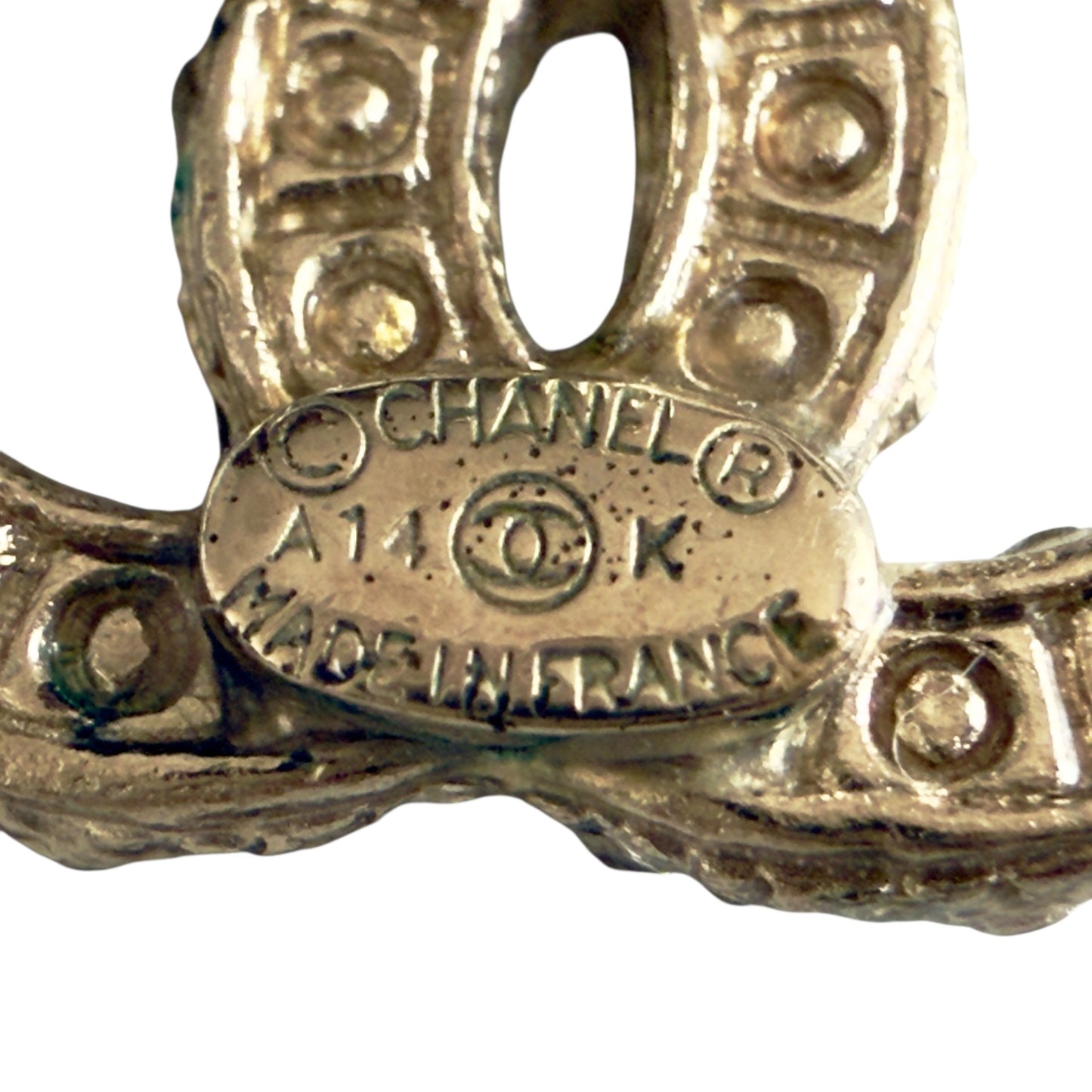 CHANEL CC 珠珠 耳環