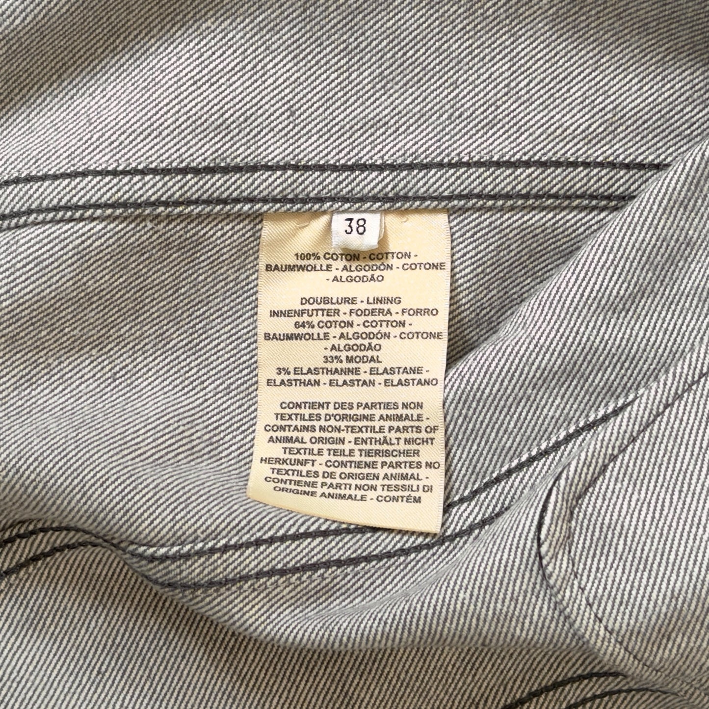 HERMES Clou De Selle 牛仔外套