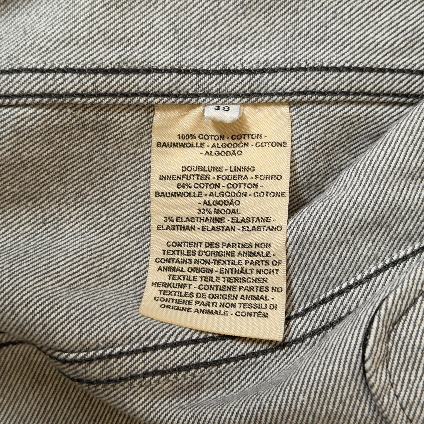 HERMES Clou De Selle 牛仔外套