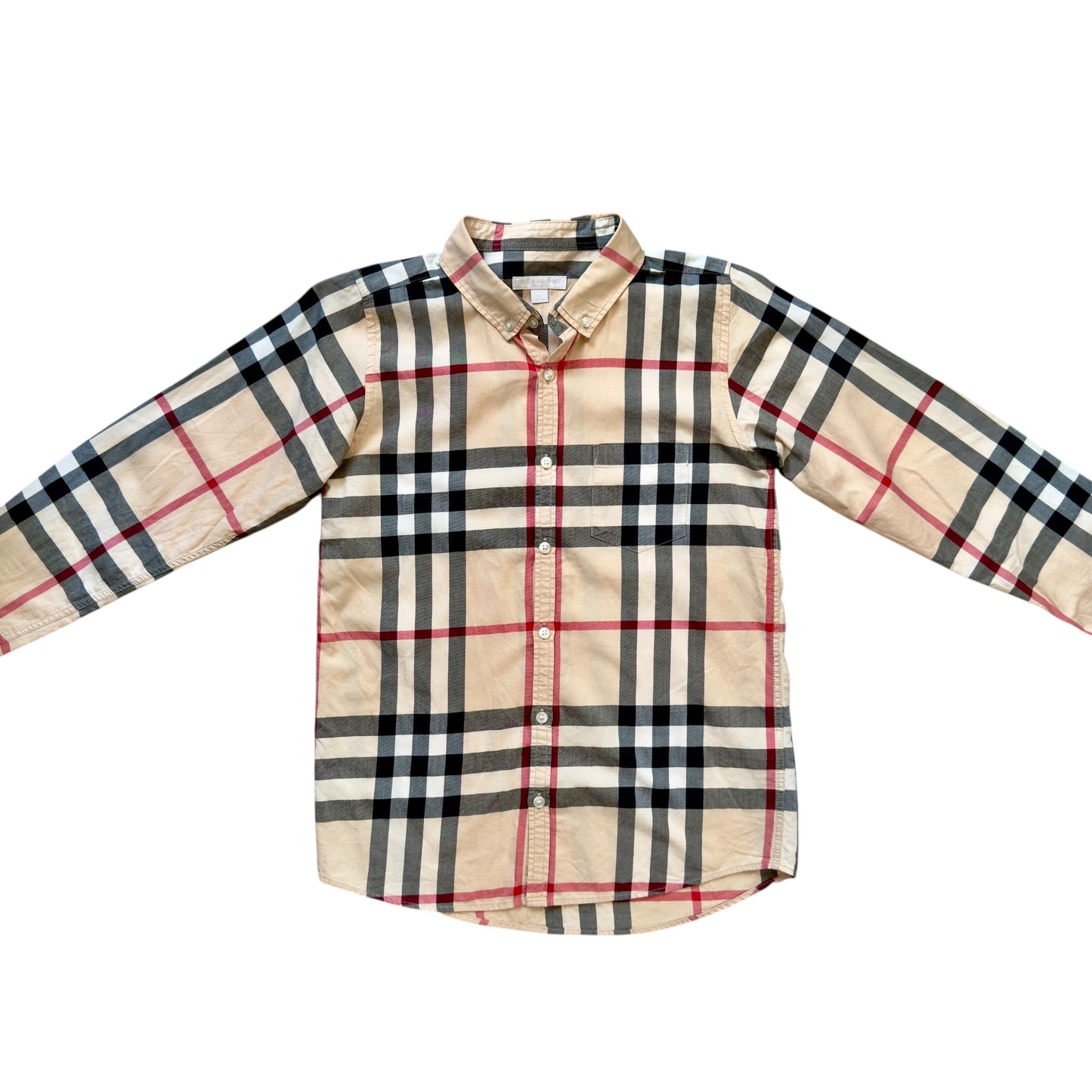 BURBERRY 格仔 童裝 襯衫