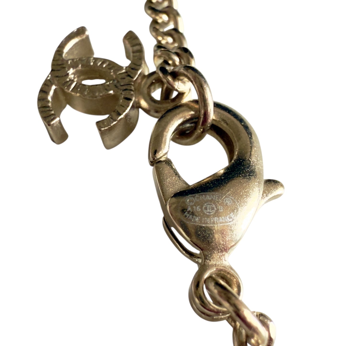 CHANEL CC 水鑽 珠珠 頸鏈