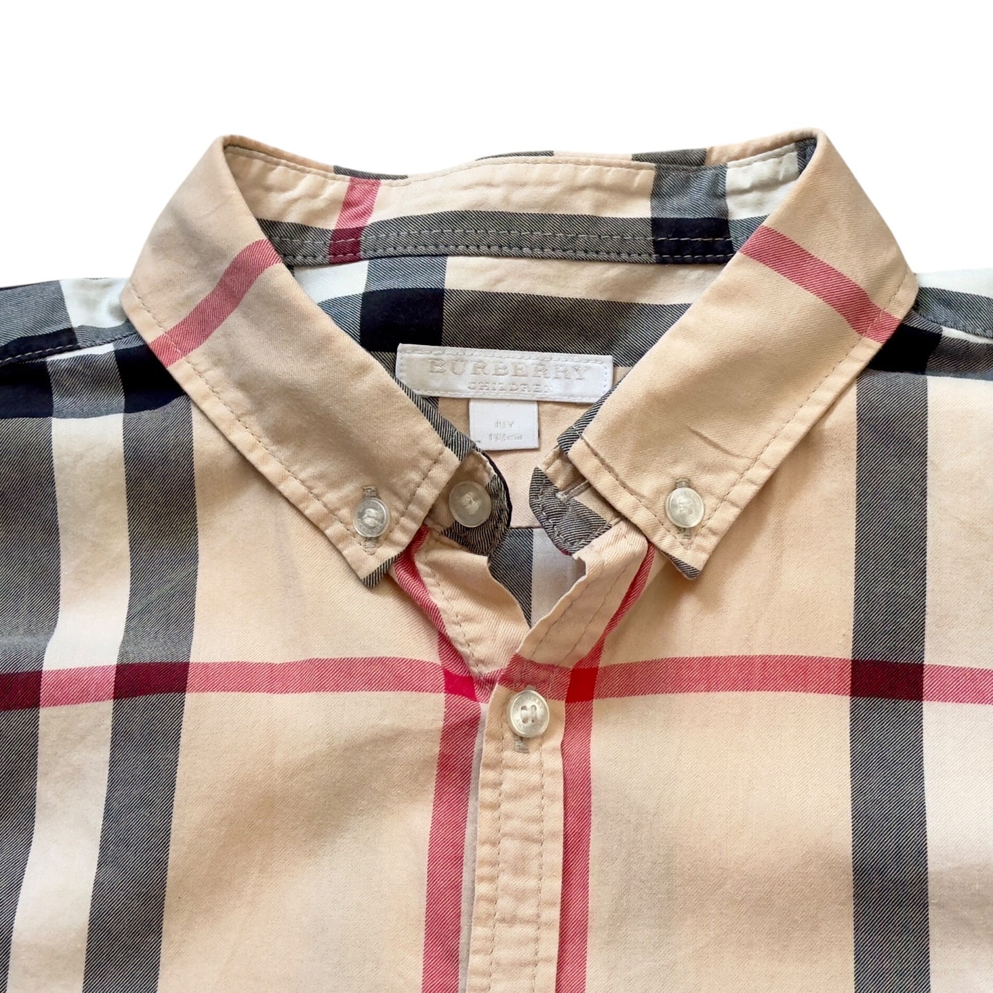 BURBERRY 格仔 童裝 襯衫
