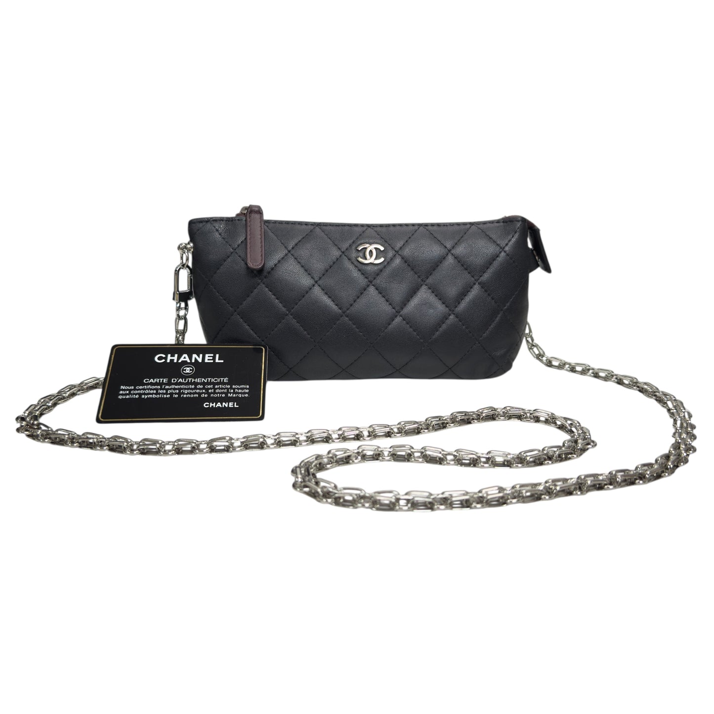 CHANEL *自加鏈＞送無品牌扣＋無品牌鏈帶* 斜揹袋