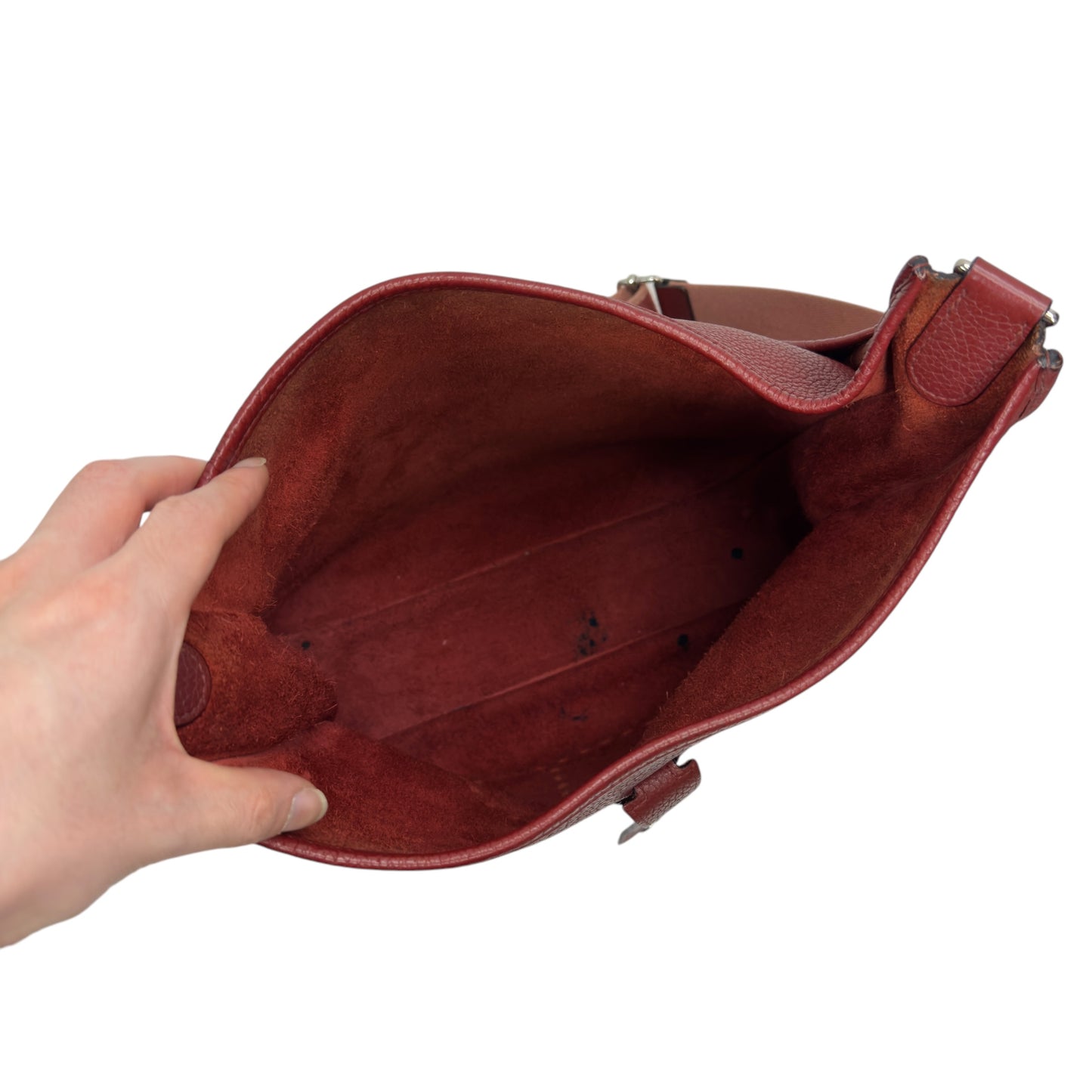 HERMES Evelyne 斜揹袋 框Q刻