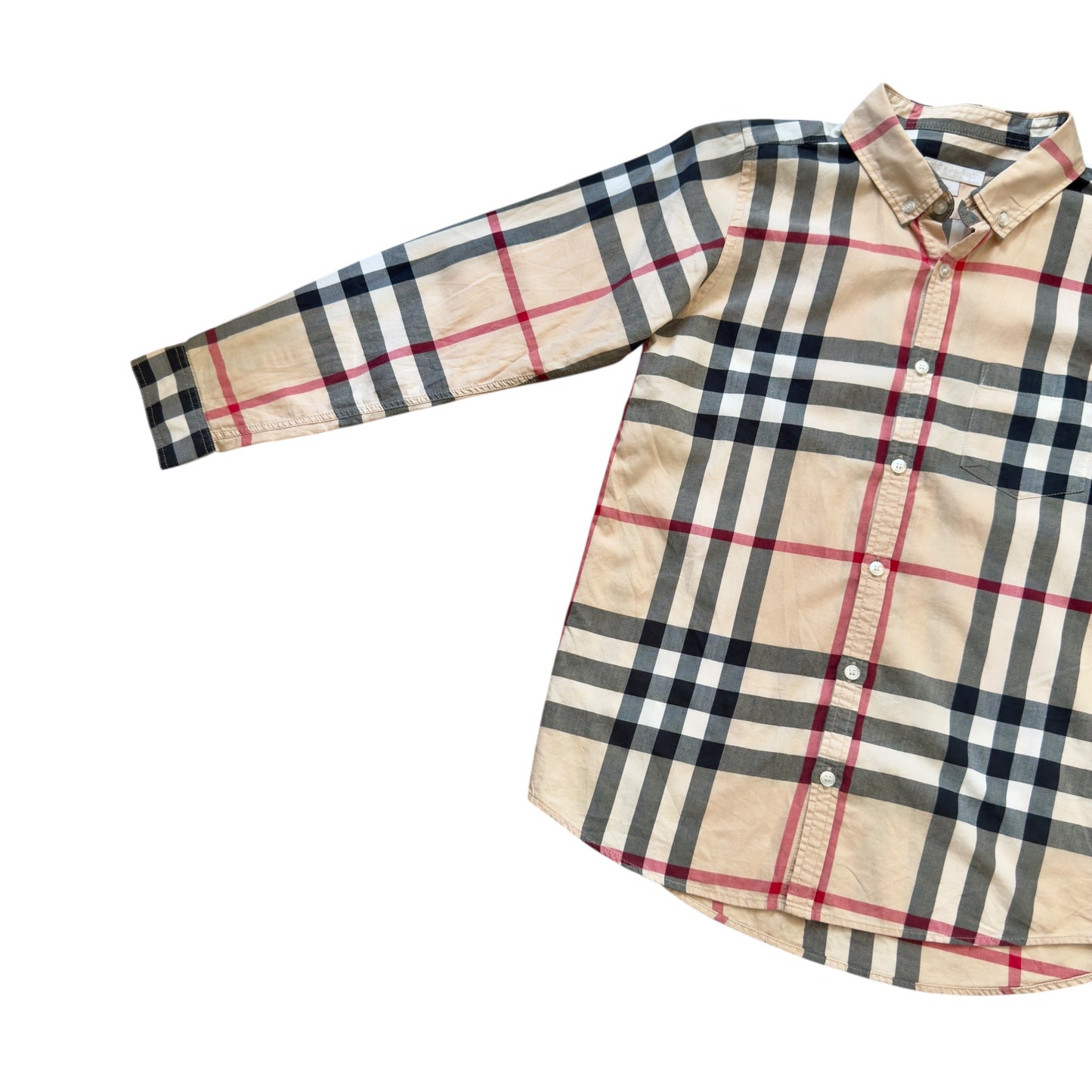 BURBERRY 格仔 童裝 襯衫