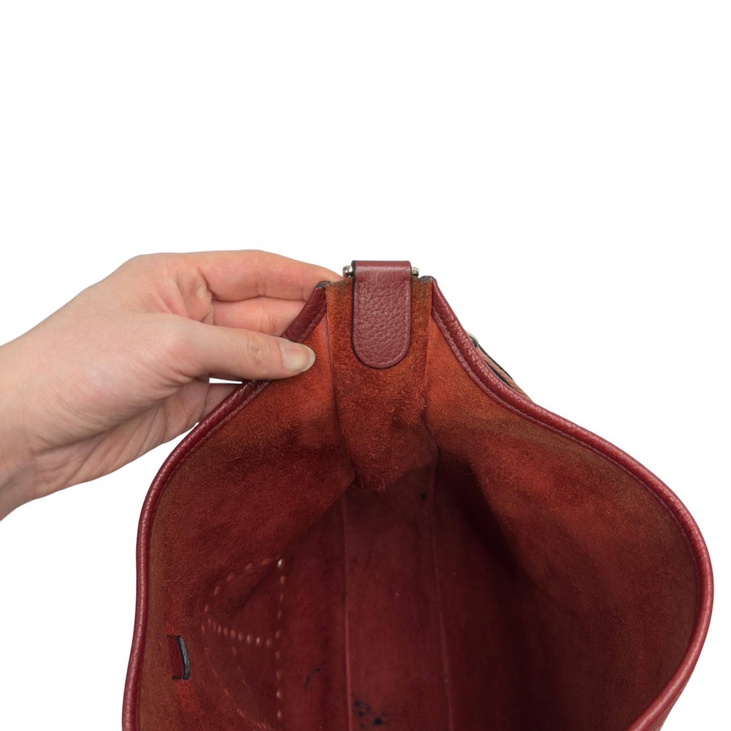 HERMES Evelyne 斜揹袋 框Q刻