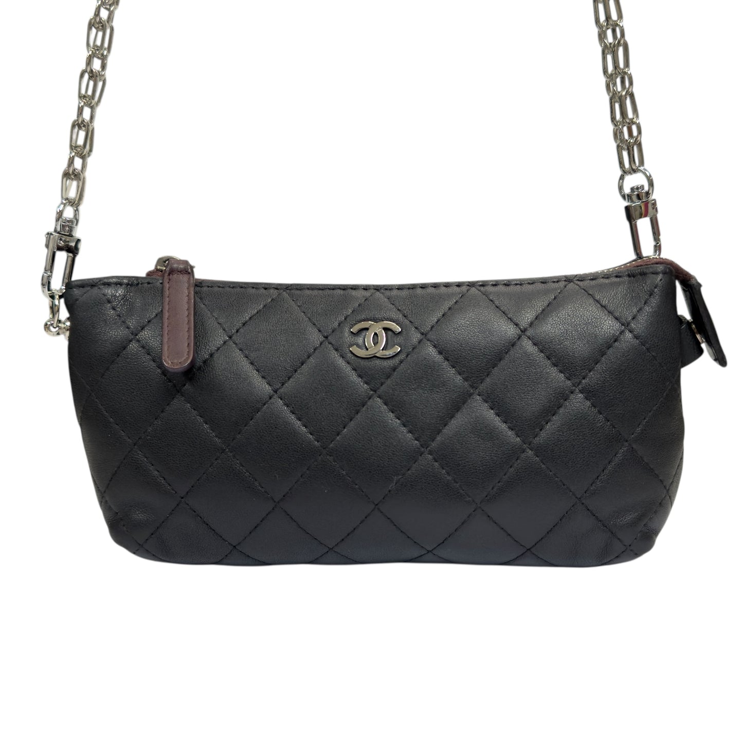 CHANEL *自加鏈＞送無品牌扣＋無品牌鏈帶* 斜揹袋