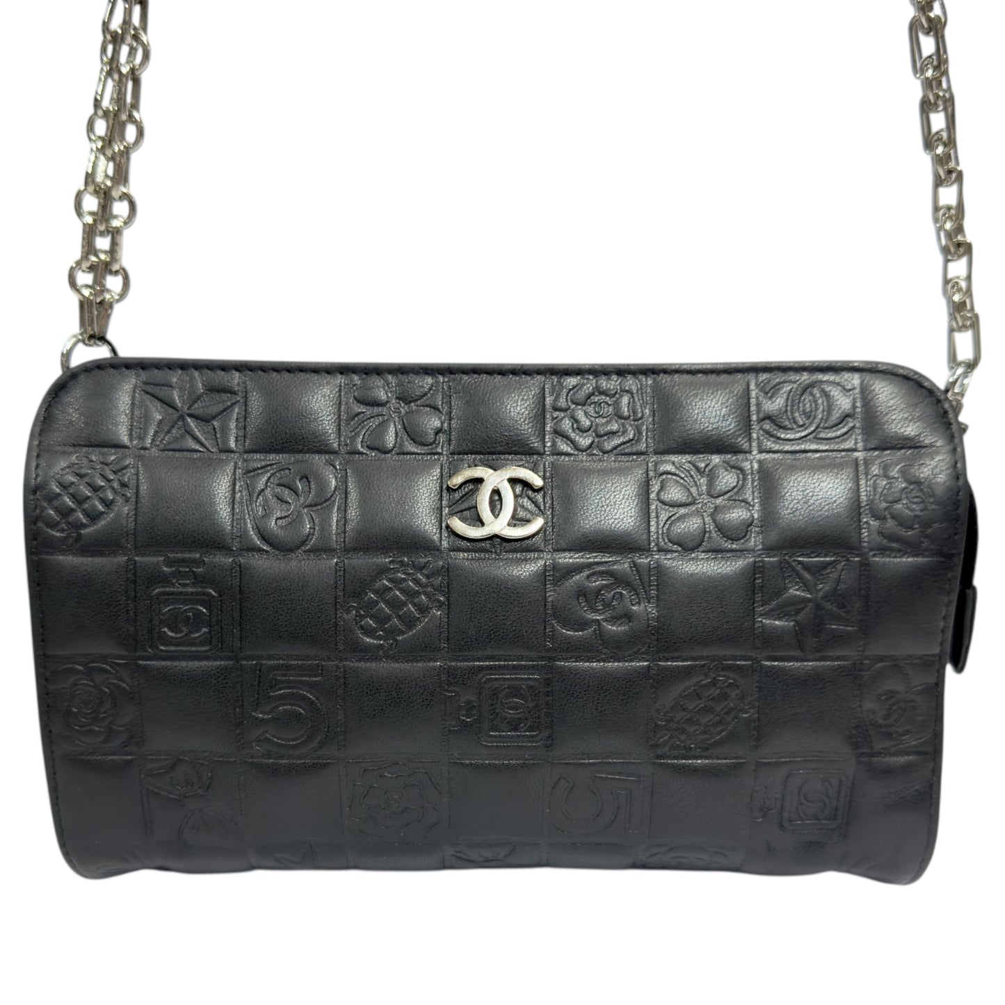 CHANEL *自加鏈＞送無品牌扣＋無品牌鏈帶* 斜揹袋