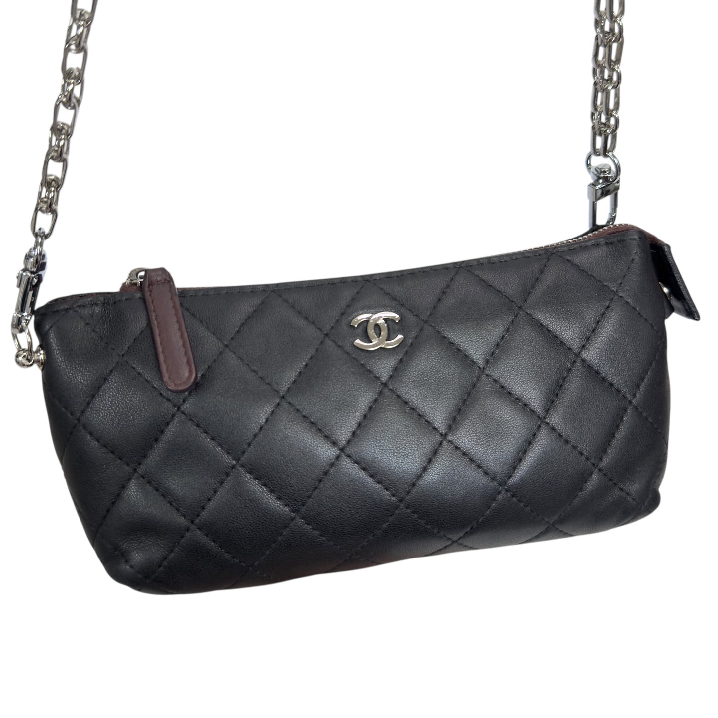 CHANEL *自加鏈＞送無品牌扣＋無品牌鏈帶* 斜揹袋