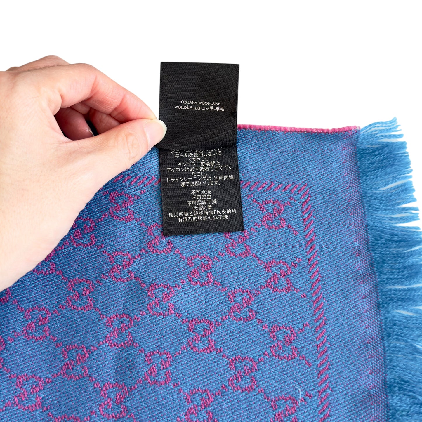 GUCCI GG 雙面 圍巾