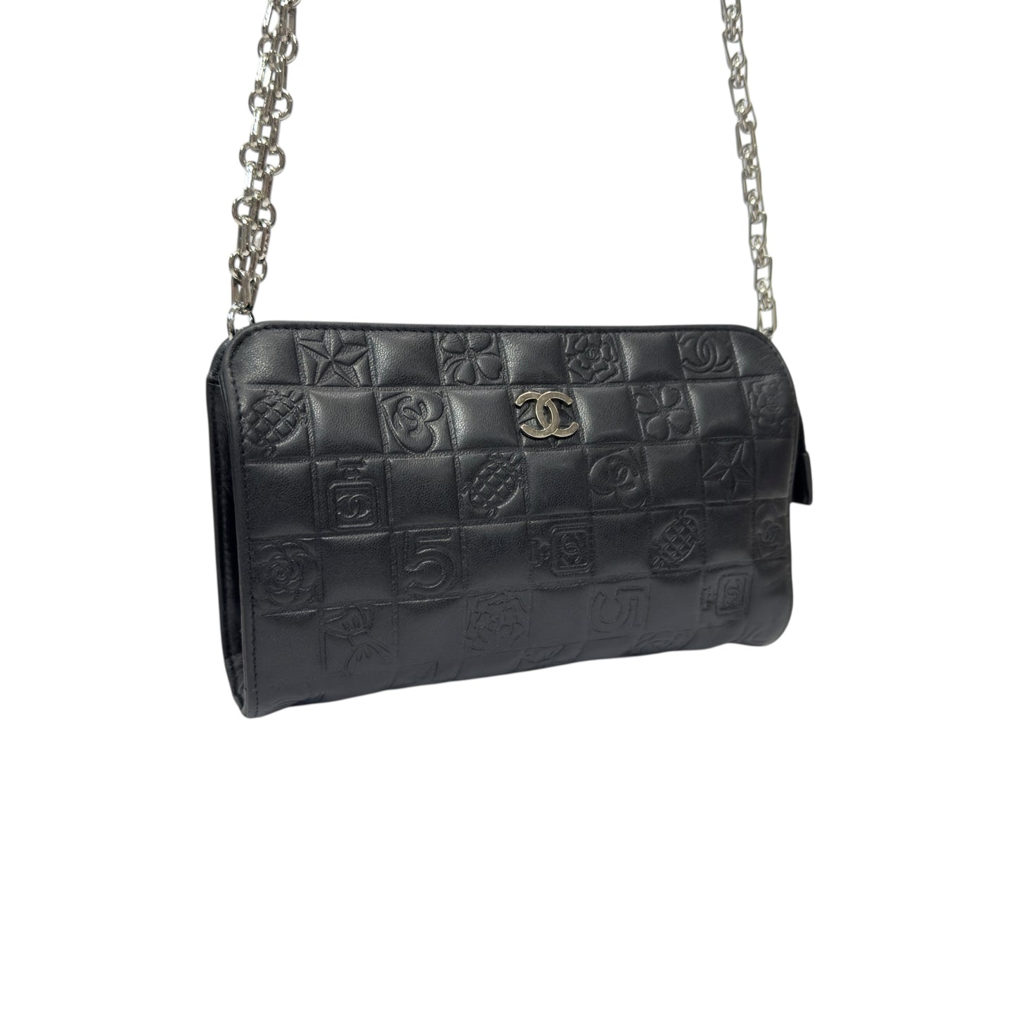 CHANEL *自加鏈＞送無品牌扣＋無品牌鏈帶* 斜揹袋