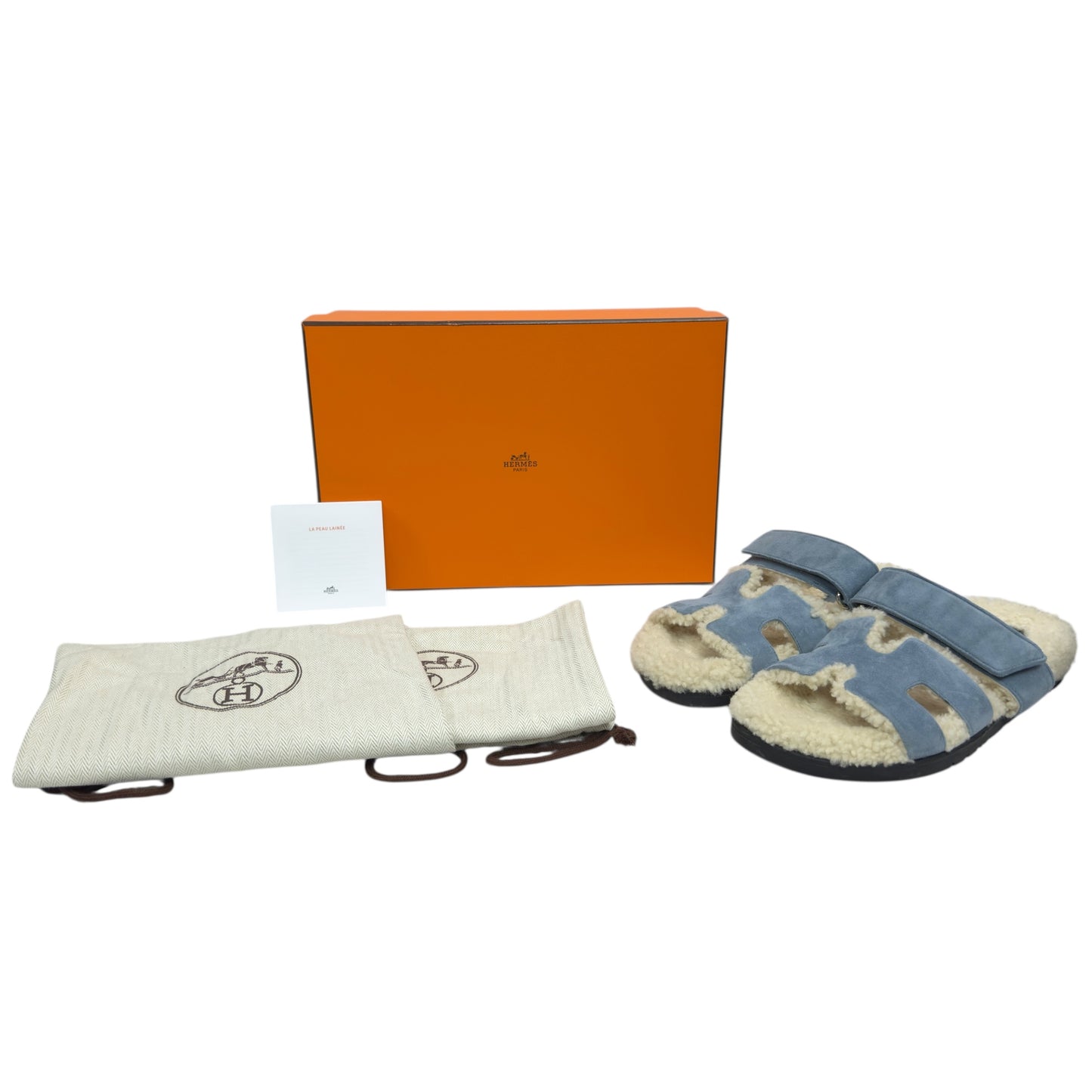 HERMES Chypre 毛毛 二舅鞋