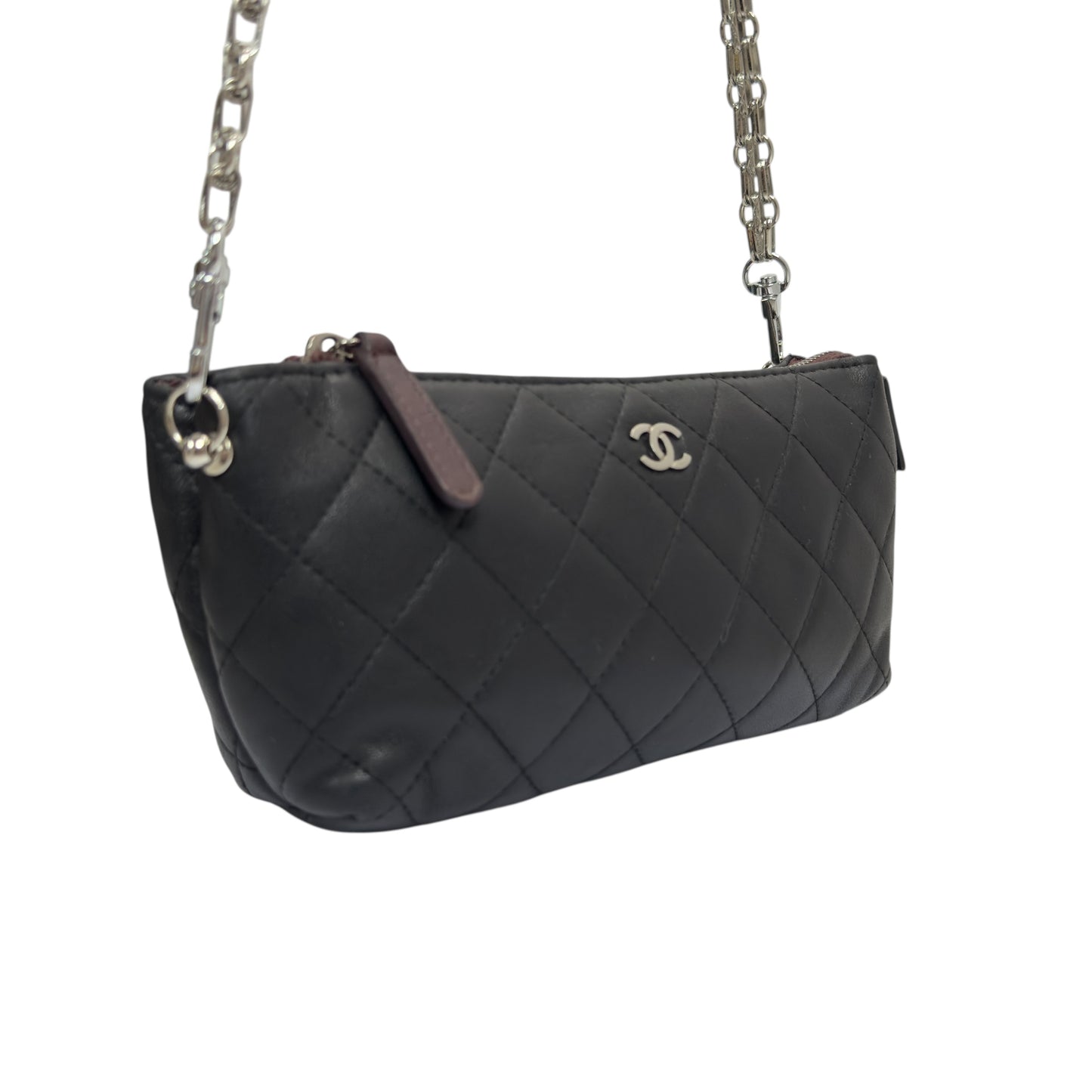 CHANEL *自加鏈＞送無品牌扣＋無品牌鏈帶* 斜揹袋