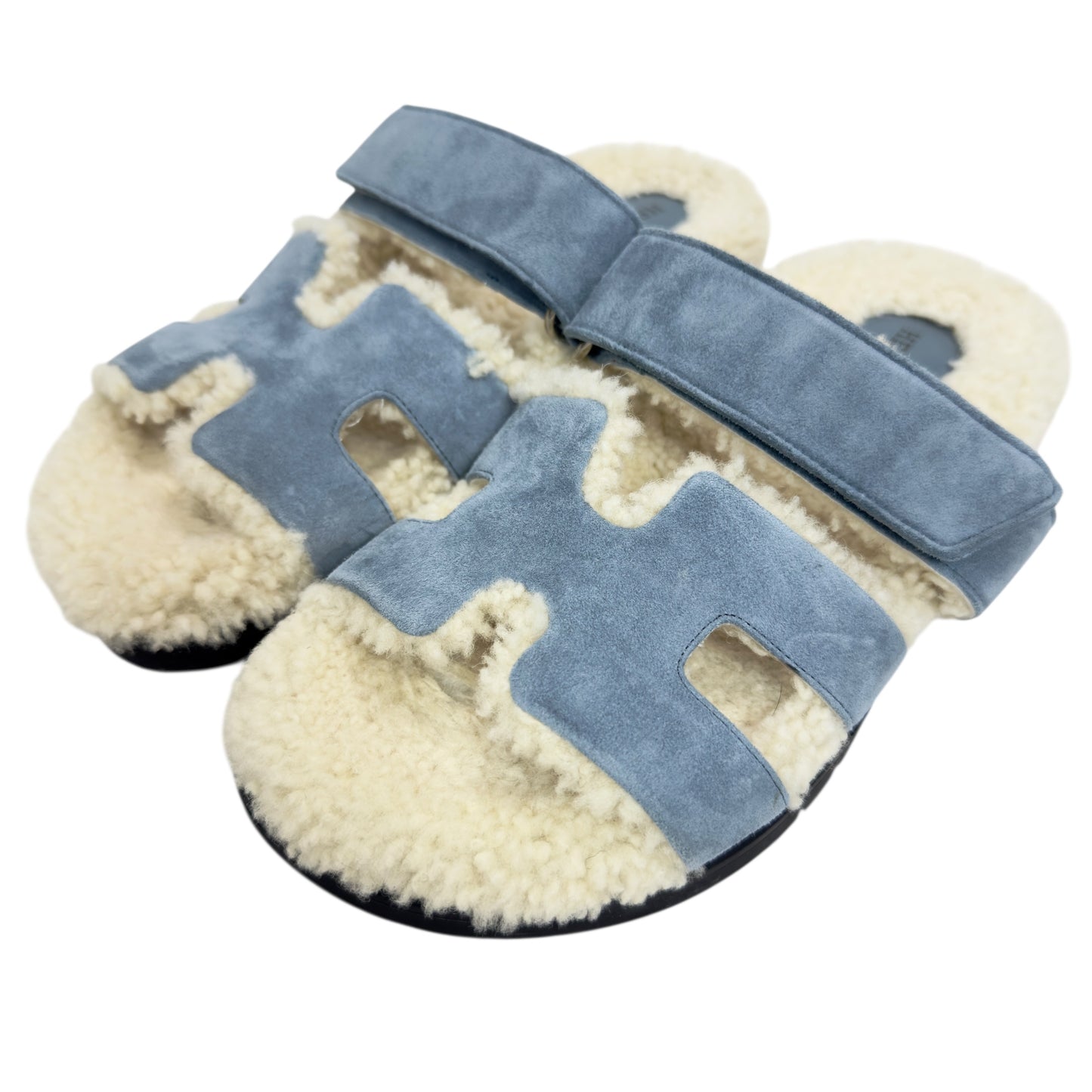 HERMES Chypre 毛毛 二舅鞋