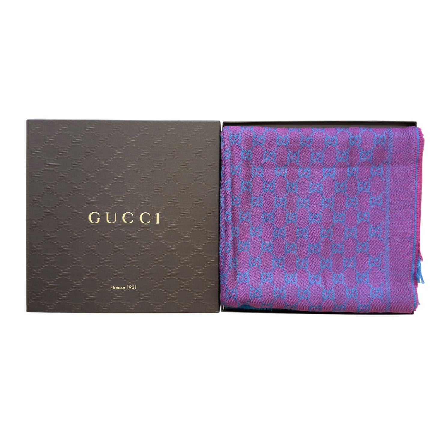 GUCCI GG 雙面 圍巾