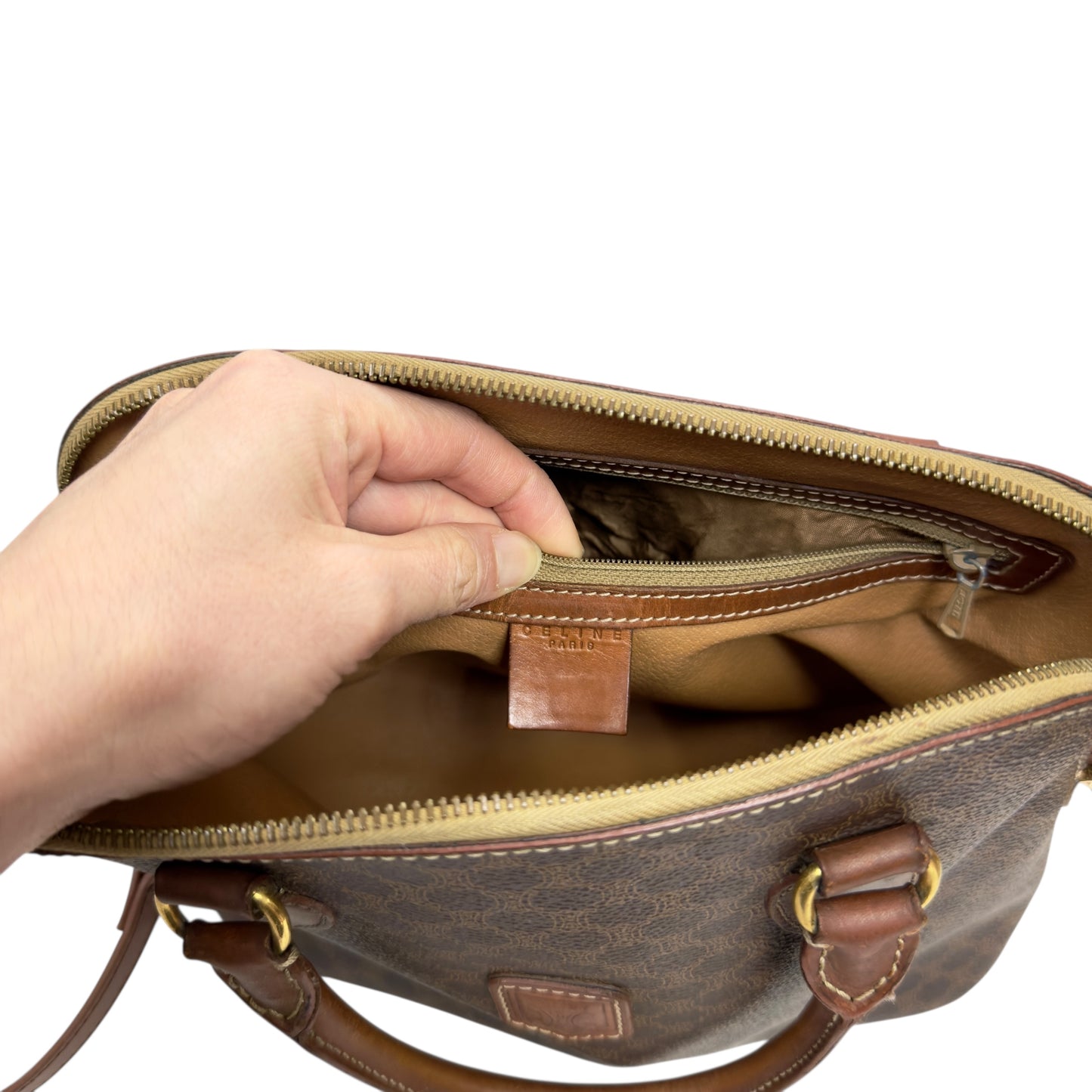 CELINE *自加帶＞送無品牌扣＋無品牌長帶* 中古 凱旋門 2用袋