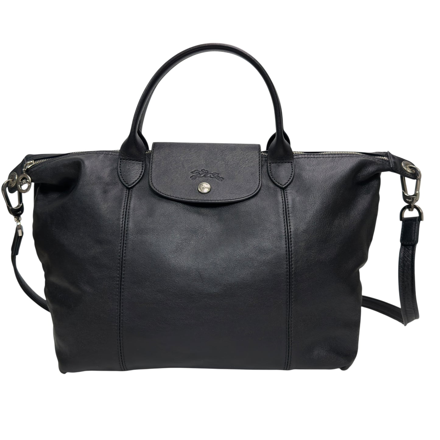 LONGCHAMP Pliage 皮革 2用袋