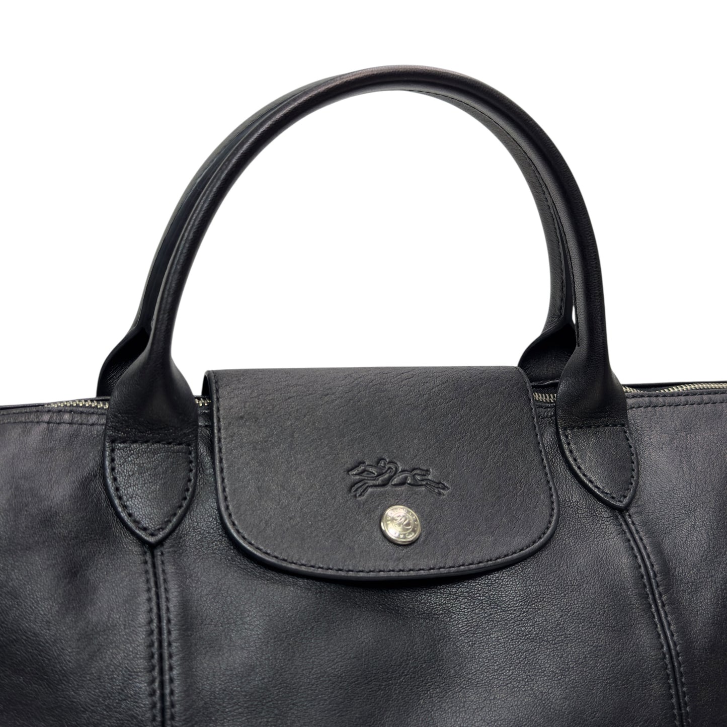 LONGCHAMP Pliage 皮革 2用袋