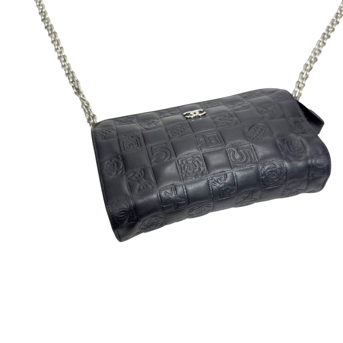 CHANEL *自加鏈＞送無品牌扣＋無品牌鏈帶* 斜揹袋