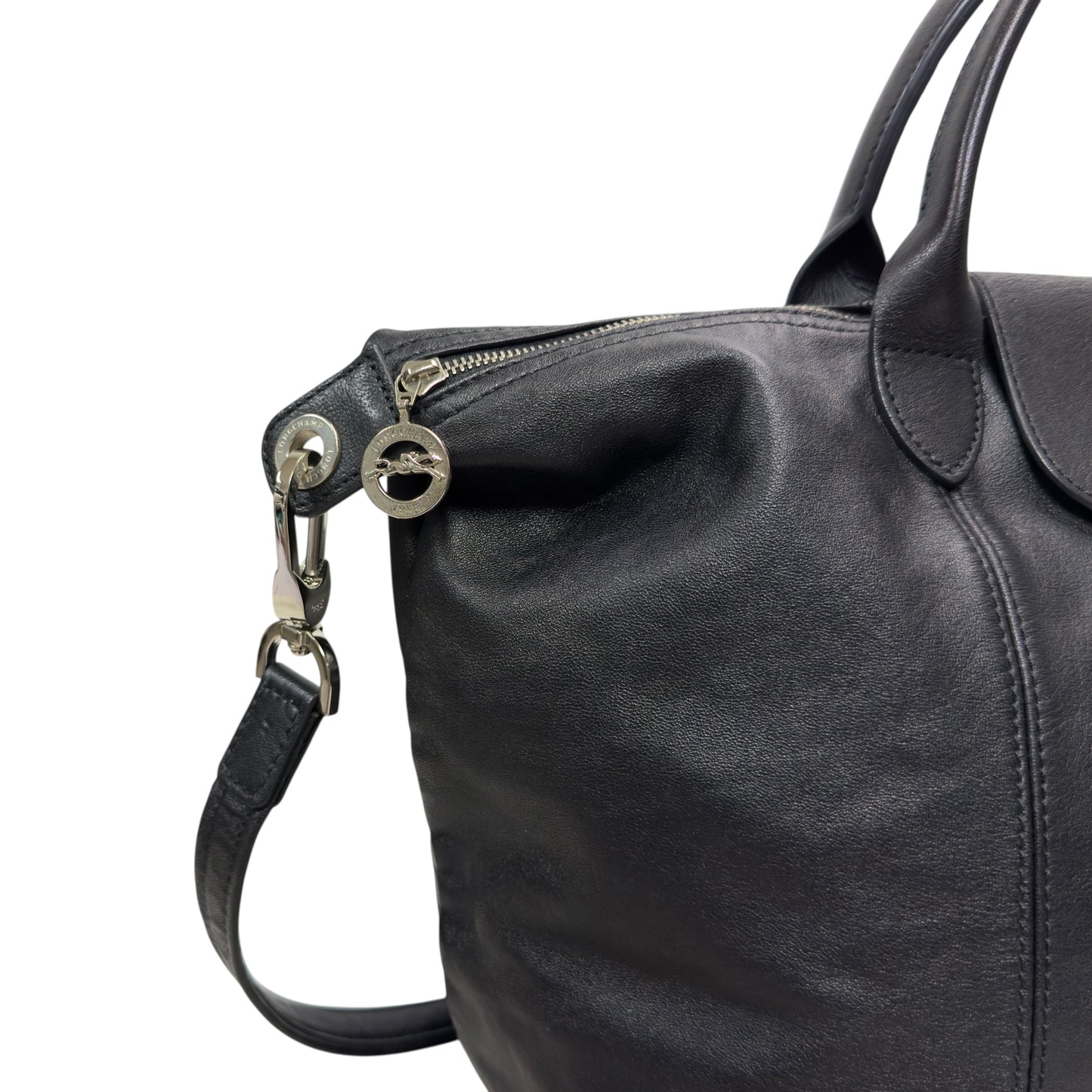 LONGCHAMP Pliage 皮革 2用袋