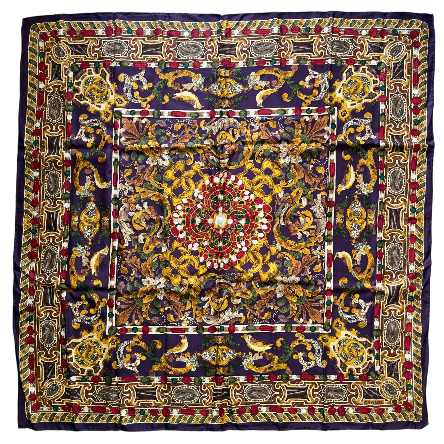 CHANEL CC 中古 絲巾