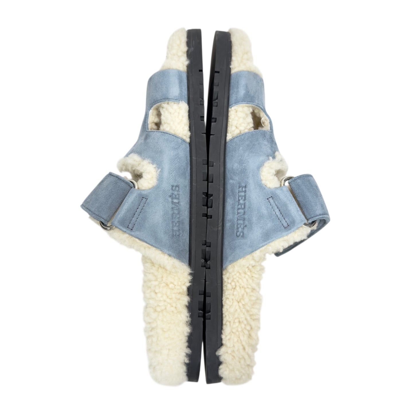 HERMES Chypre 毛毛 二舅鞋