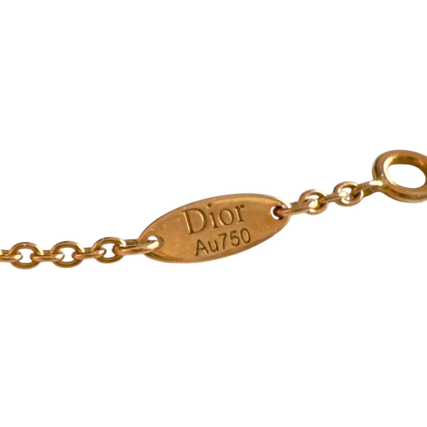 DIOR Rose des Vents 限定愛心🩷  18K金 鑽石 貝母 頸鏈