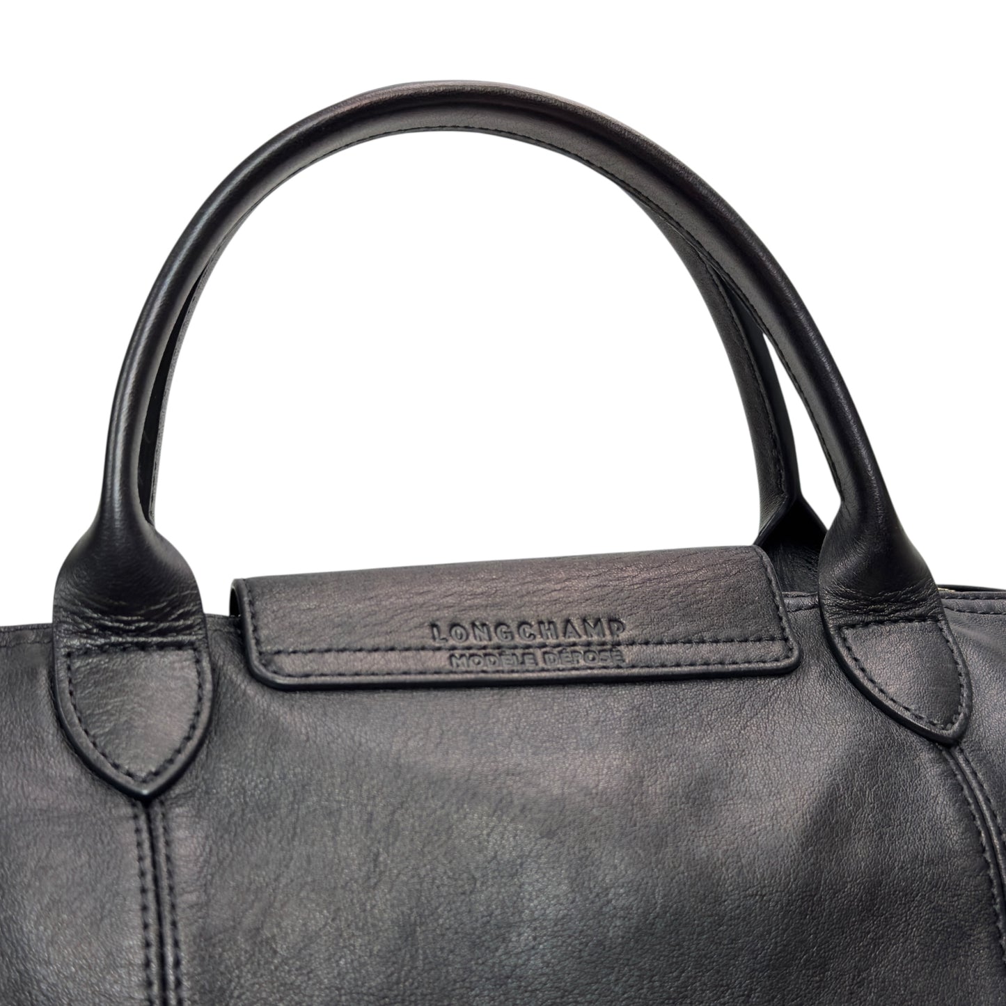 LONGCHAMP Pliage 皮革 2用袋