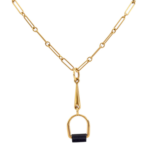 HERMES Heritage Equestre 小號 頸鏈