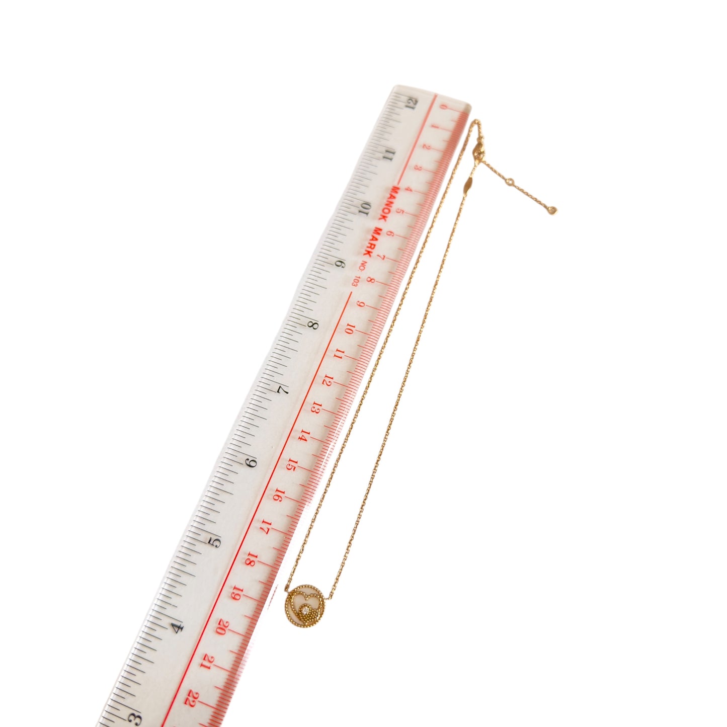 DIOR Rose des Vents 限定愛心🩷  18K金 鑽石 貝母 頸鏈