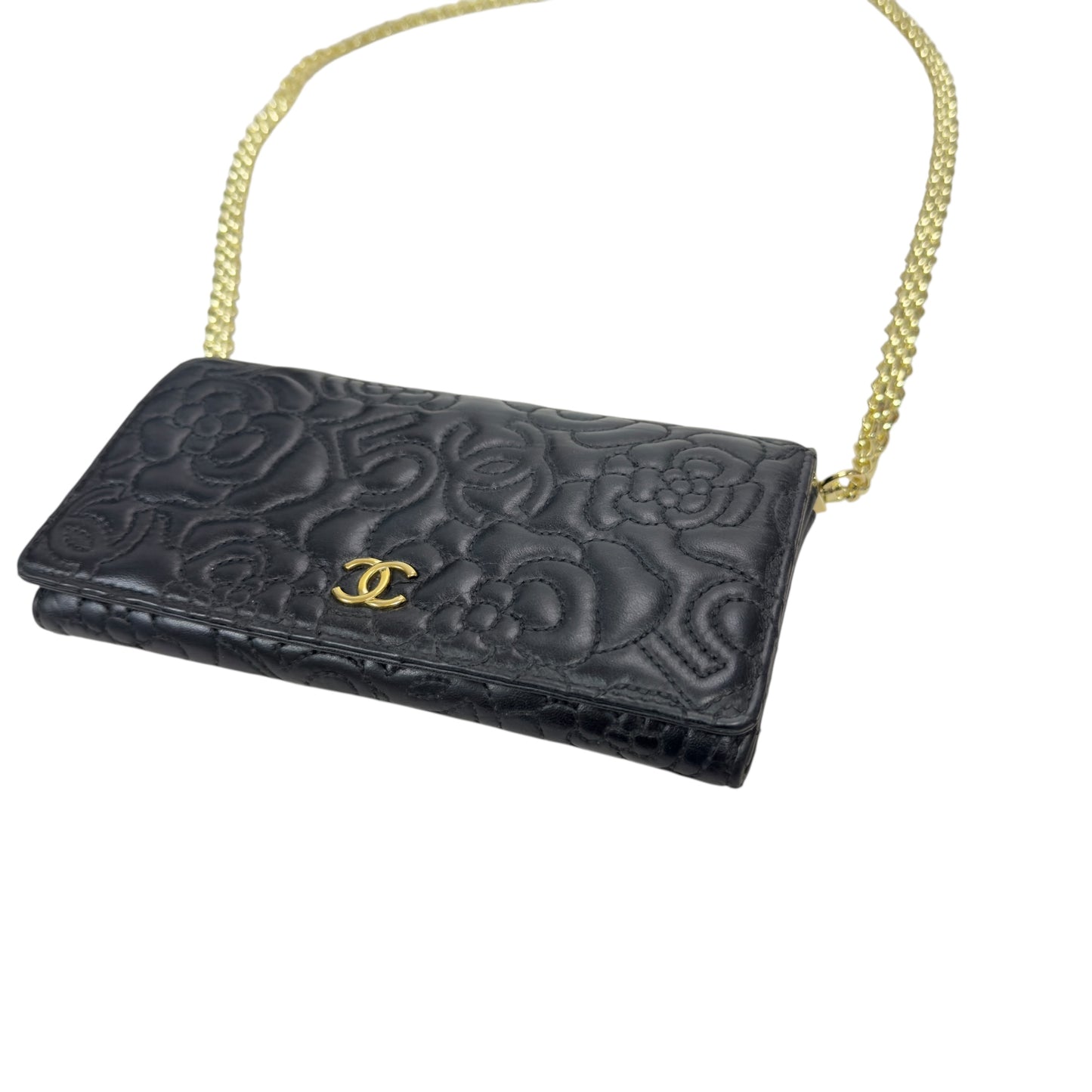 CHANEL *自加鏈＞送無品牌扣＋無品牌鏈帶* 長銀包 WOC