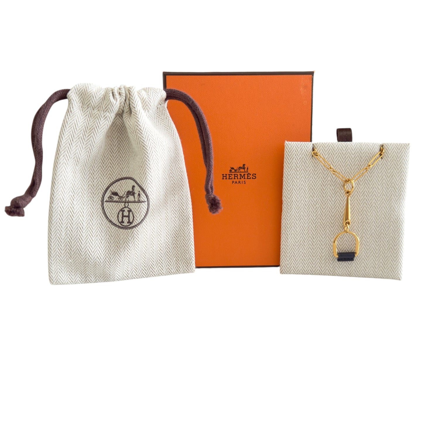 HERMES Heritage Equestre 小號 頸鏈