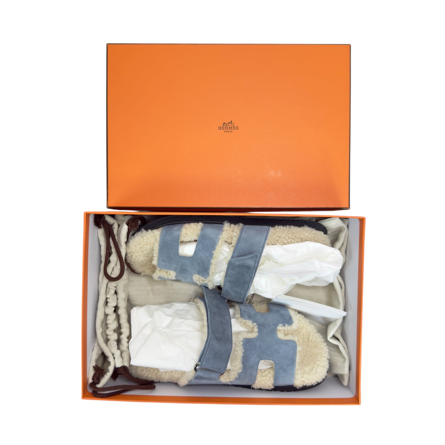 HERMES Chypre 毛毛 二舅鞋