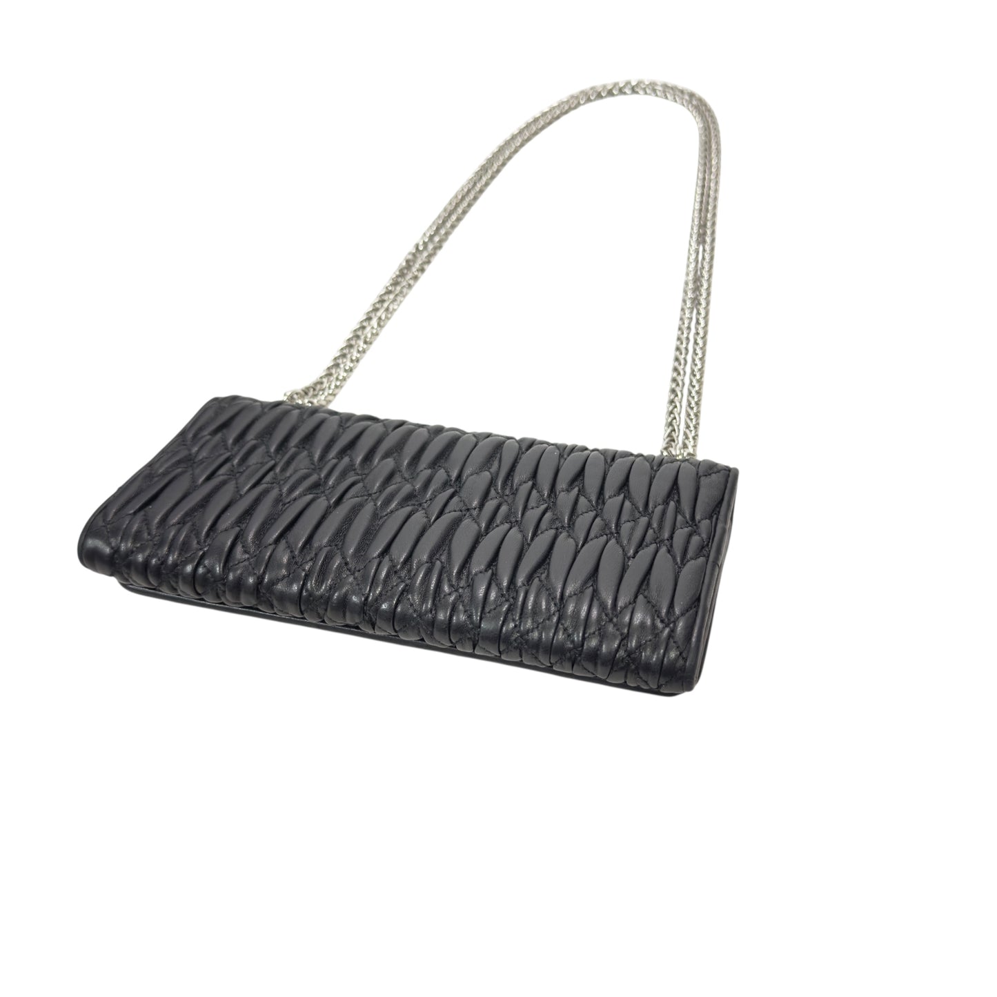 MIU MIU *自加鏈＞送無品牌扣＋無品牌鏈帶* 水鑽 2用袋