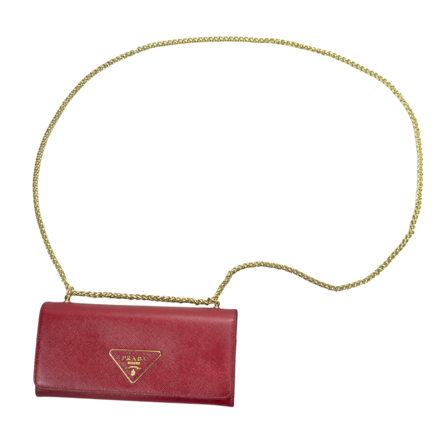 PRADA *自加鏈＞送無品牌扣＋無品牌鏈帶* 2用包