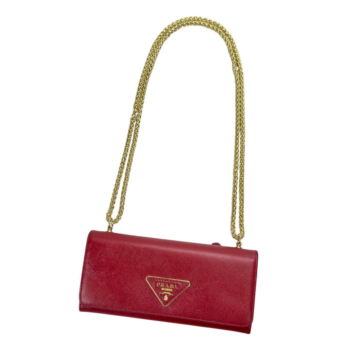 PRADA *自加鏈＞送無品牌扣＋無品牌鏈帶* 2用包