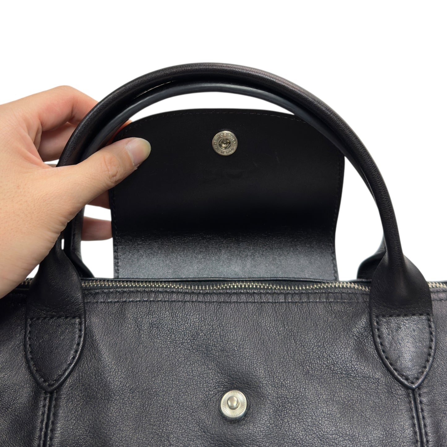 LONGCHAMP Pliage 皮革 2用袋